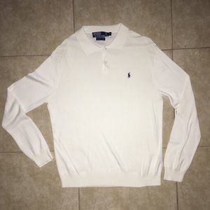 white ralph lauren sweater